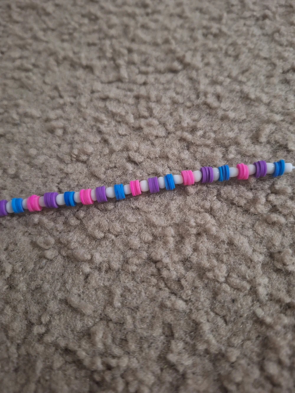 Accessorize Kids Beaded Bracelet in Pink, Blue and Purple